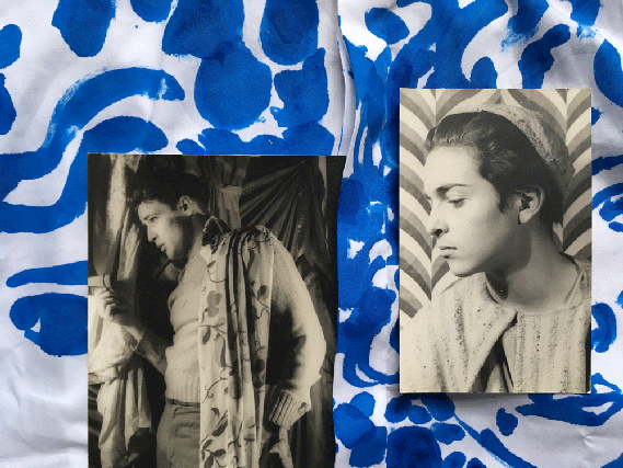 Andrew Mania (2018) Collage featuring Carl Van Vechten 1940s portraits of Marlon Brando and Sidney Lumet